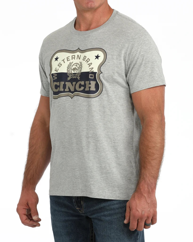 Cinch - Mens Ike Grey Graphic Tee