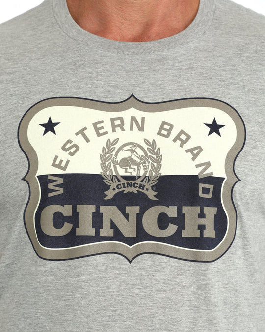 Cinch - Mens Ike Grey Graphic Tee
