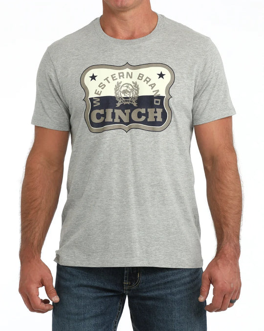 Cinch - Mens Ike Grey Graphic Tee