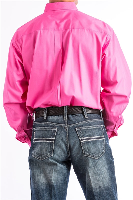 Cinch - Mens Solid Pink Arena Shirt