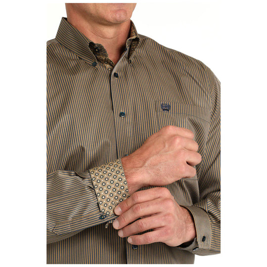 Cinch - Mens Beven Brown Arena Shirt