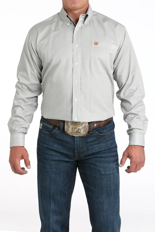 Cinch - Mens Olive Stripe Arena Shirt