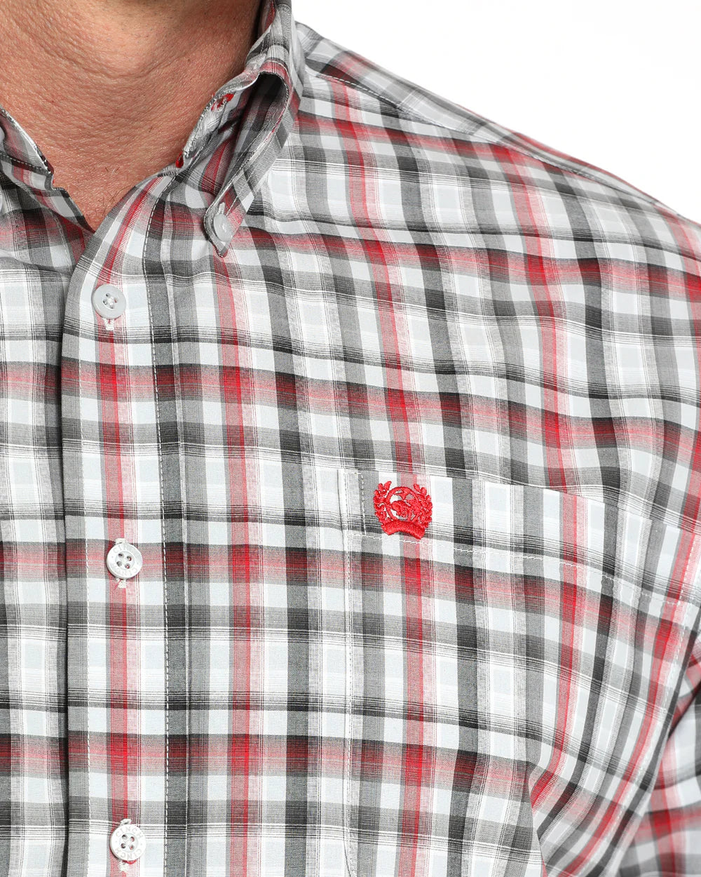 Cinch - Mens Craig Red/White Check Arena Shirt