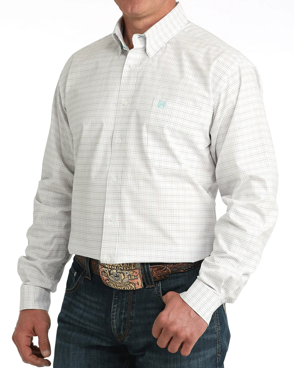 Cinch - Men's Boone White Arena Shirt