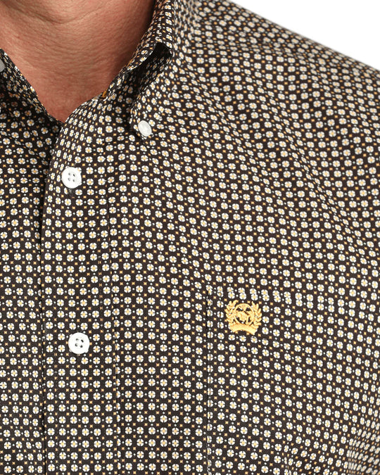 Cinch - Men's Hank Black Geo Arena Shirt