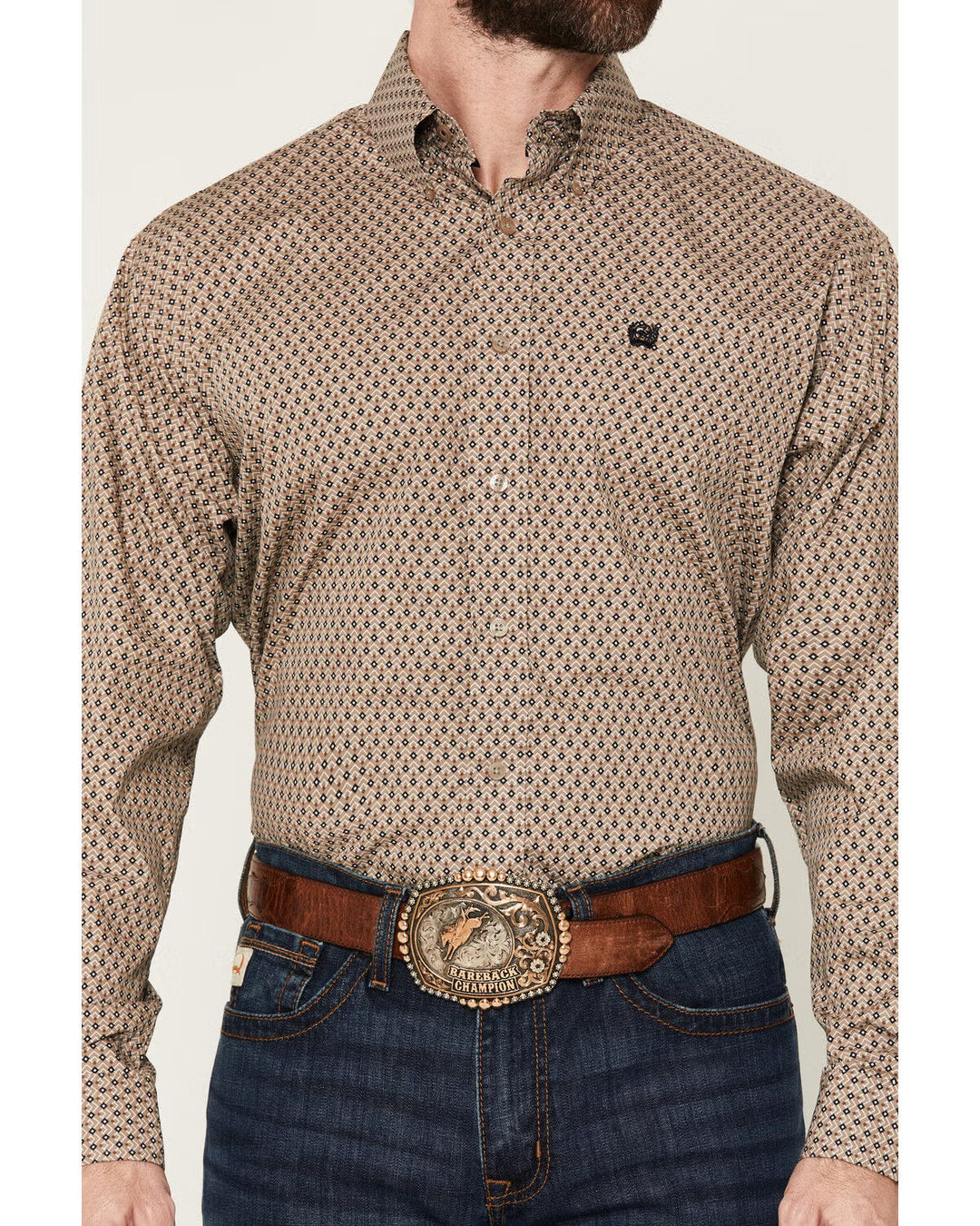 Cinch - Mens Knox Khaki Arena Shirt