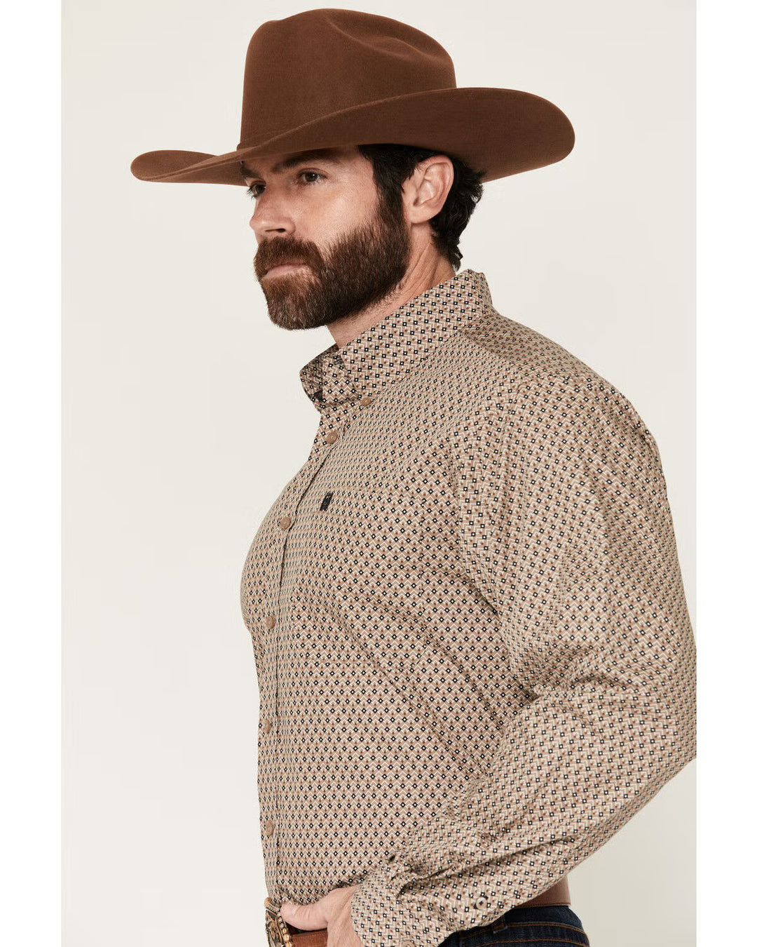 Cinch - Mens Knox Khaki Arena Shirt
