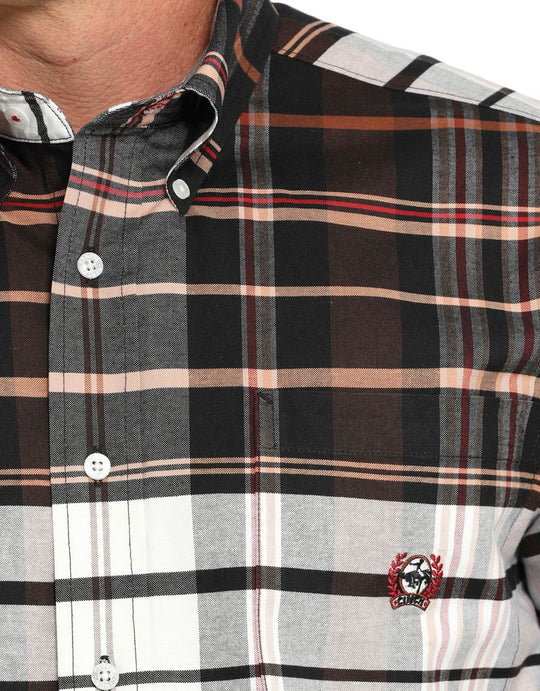 Cinch - Mens Oxford Plaid Arena Shirt