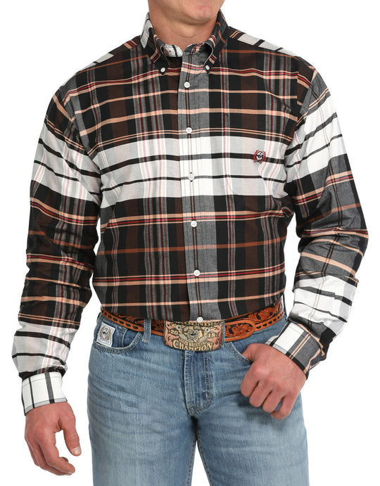 Cinch - Mens Oxford Plaid Arena Shirt