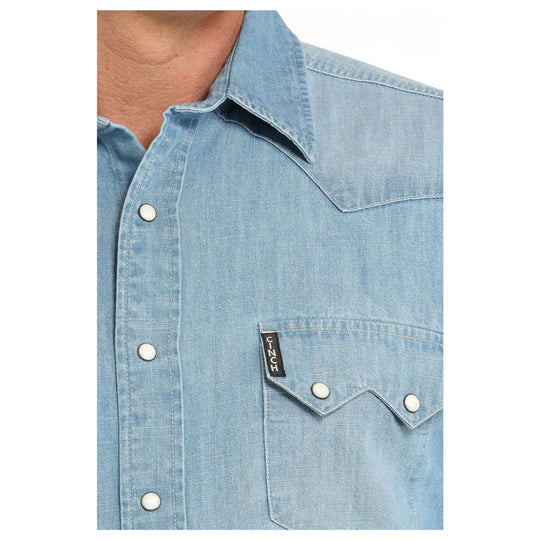 Cinch - Mens Washed Denim Arena Shirt