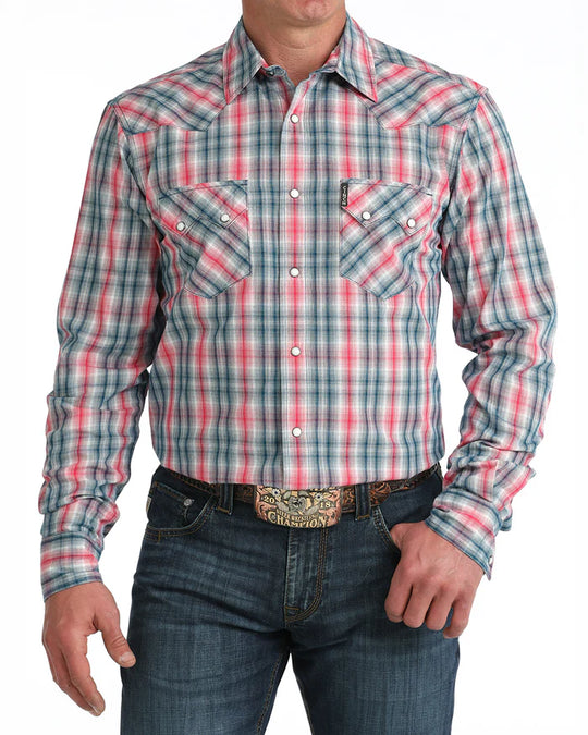 Cinch - Mens White Modern Fit Arena Shirt