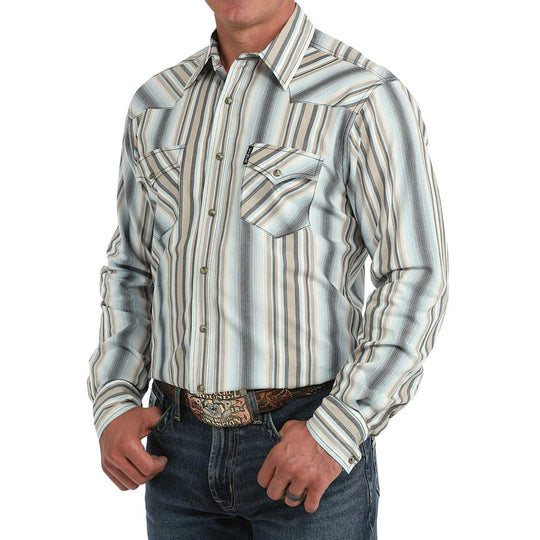 Cinch - Mens Multi Stripe Modern Fit Arena Shirt