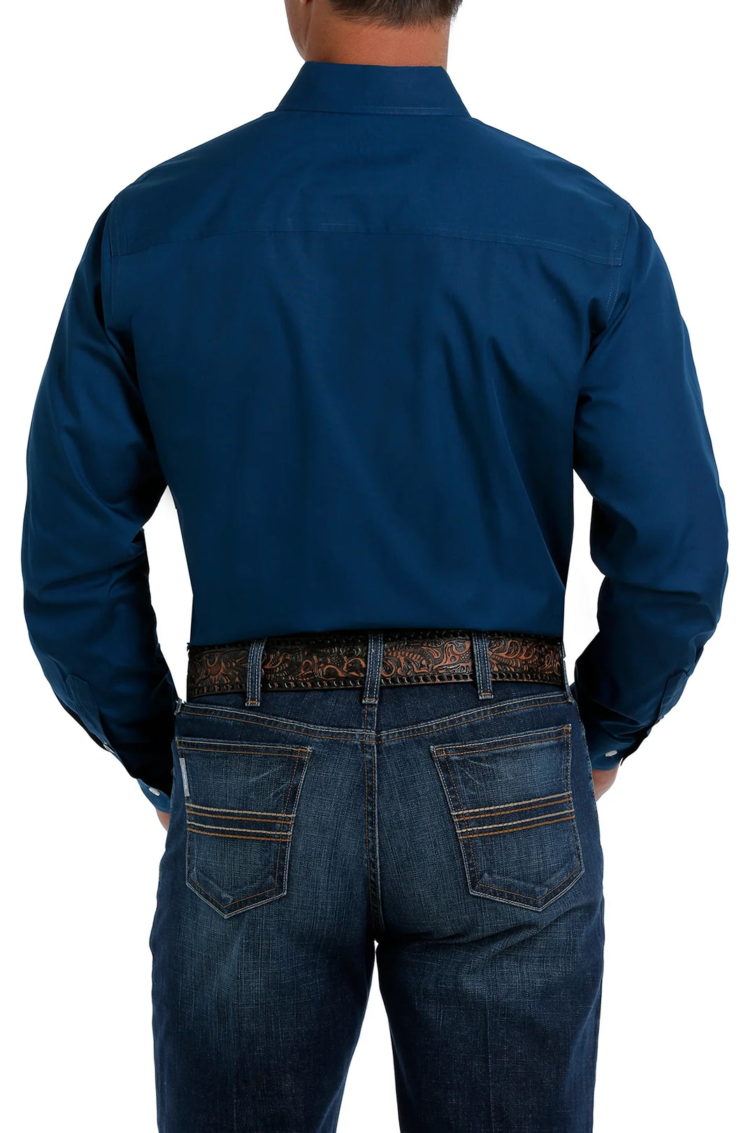 Cinch - Mens Solid Navy Modern Fit Arena Shirt