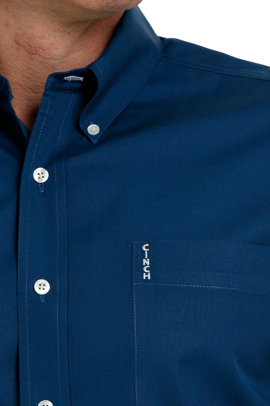 Cinch - Mens Solid Navy Modern Fit Arena Shirt