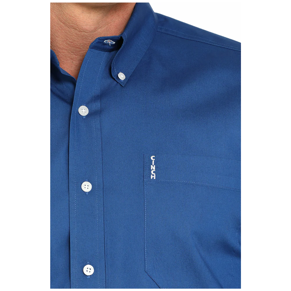 Cinch - Mens Solid Royal Blue Shirt