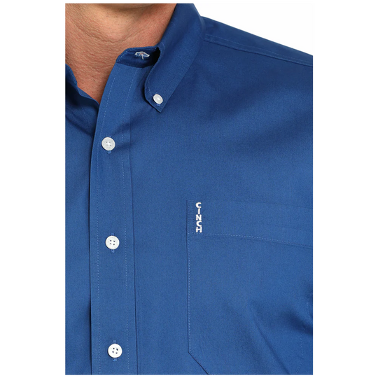 Cinch - Mens Solid Royal Blue Shirt