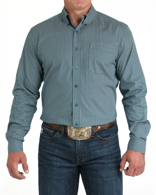 Cinch - Mens Geo Modern Fit Arena Shirt