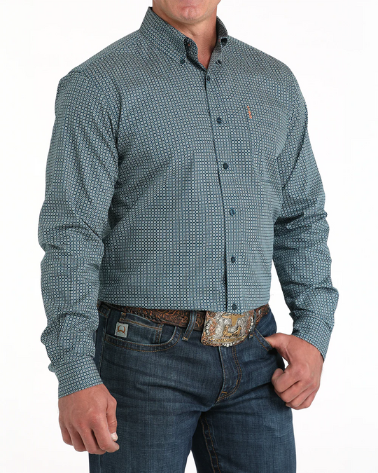 Cinch - Mens Geo Modern Fit Arena Shirt