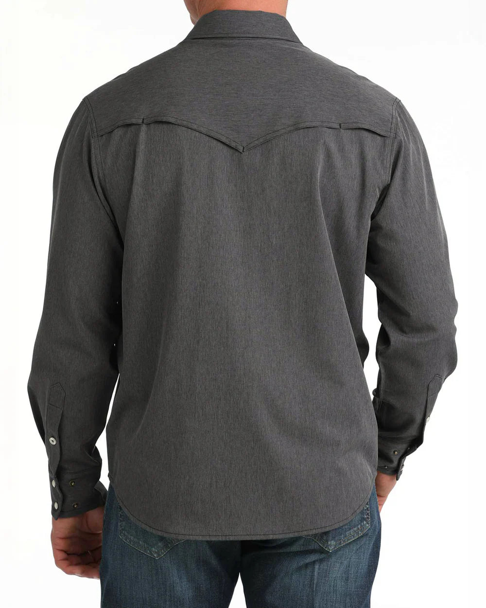 Cinch - Men's Black Stretch Ripstop Camp Arena Shirt