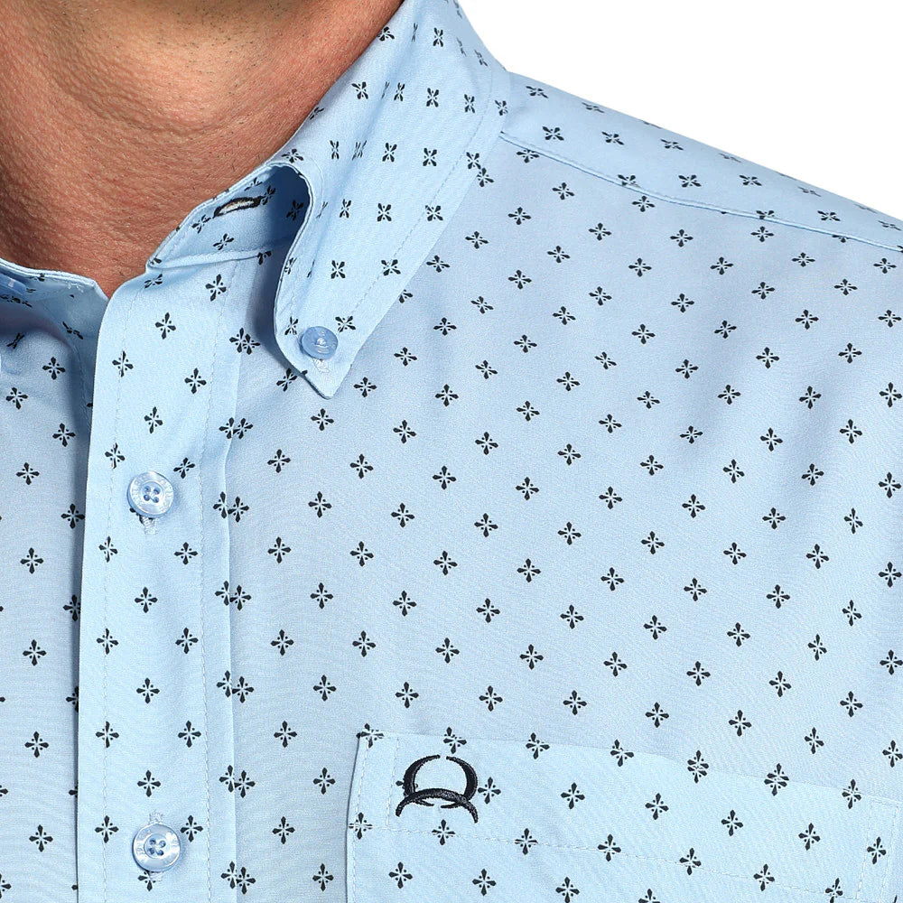 Cinch - Mens Light Blue Arena Flex Shirt