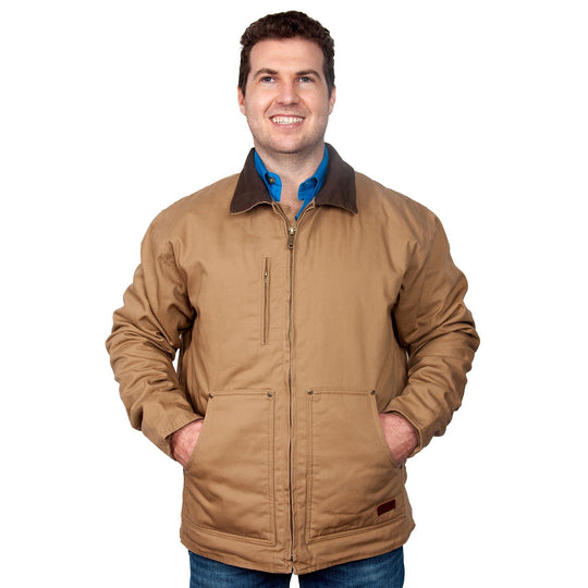 Just Country - Mens Diamantina Khaki Jacket