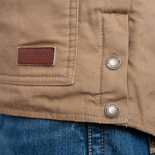 Just Country - Mens Diamantina Khaki Jacket
