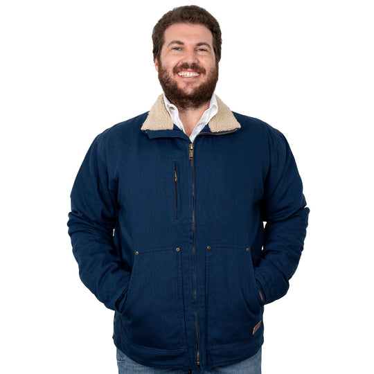 Just Country - Diamantina Sherpa Navy Jacket