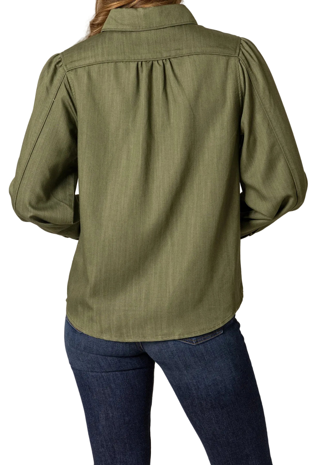 Kimes Ranch - Women's Mae Embroidered Blouse Olive