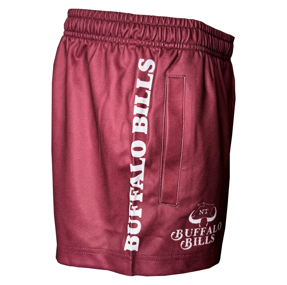 BBWS - Kids Maroon Footy Shorts