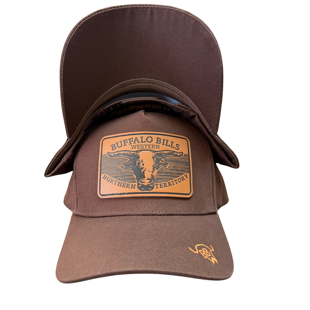 BBWS - Brown Scrub Bull Full Fabric Cap