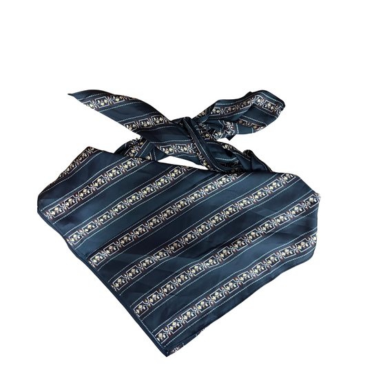 Cruel Girl - Black Floral Large Wild Rag