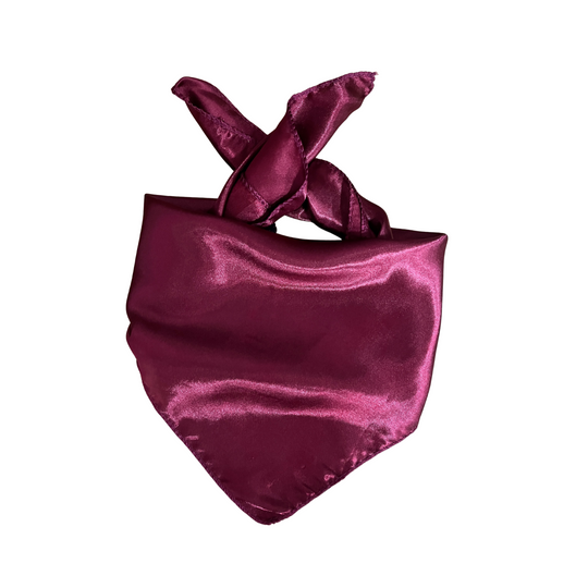 Wild Rag - Solid Burgundy Small