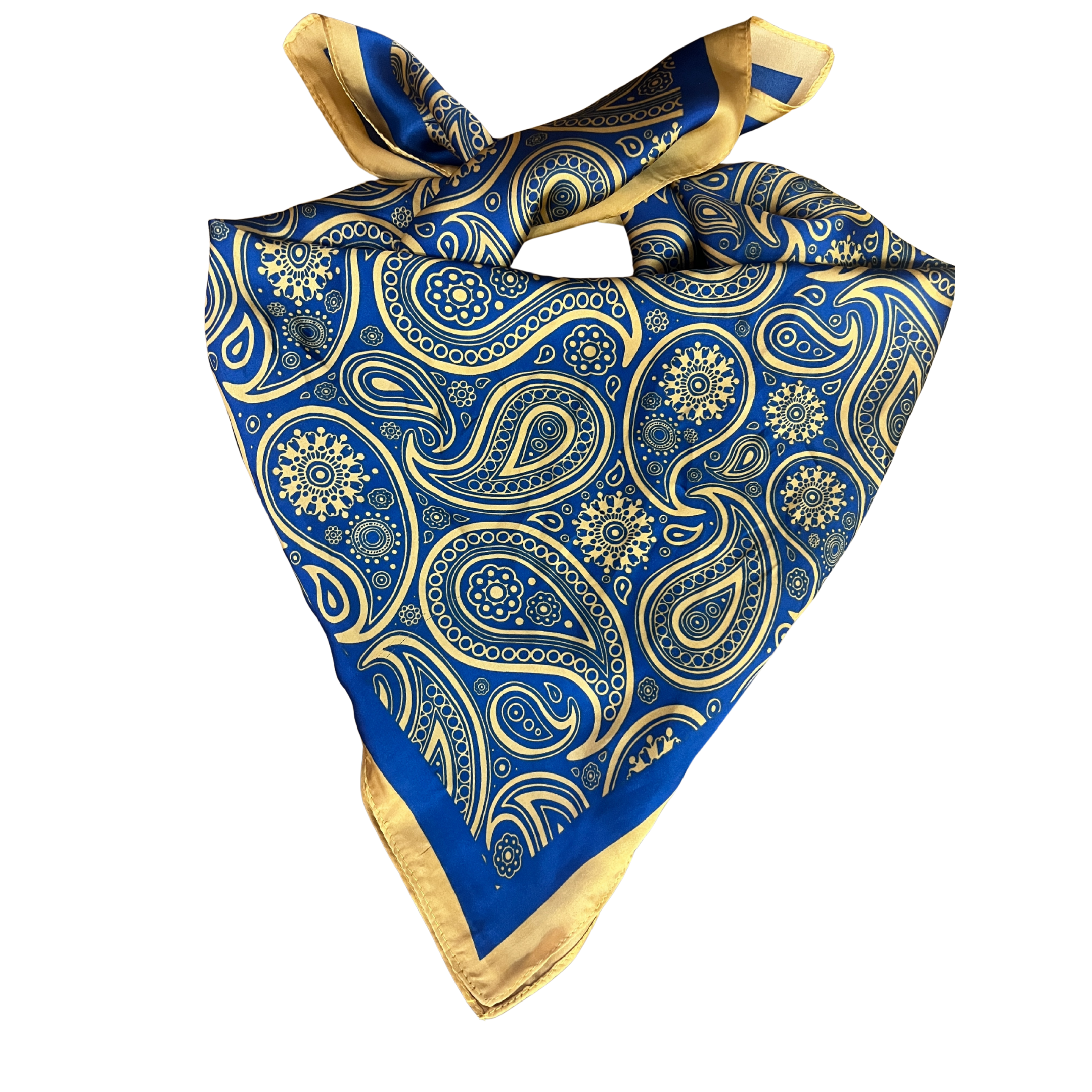 Wild Rag- Navy/Gold Paisley Medium – Buffalo Bills Western Store