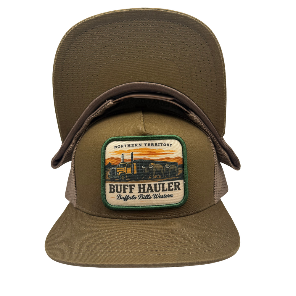 BBWS - Brown Buff Hauler Flat Cap