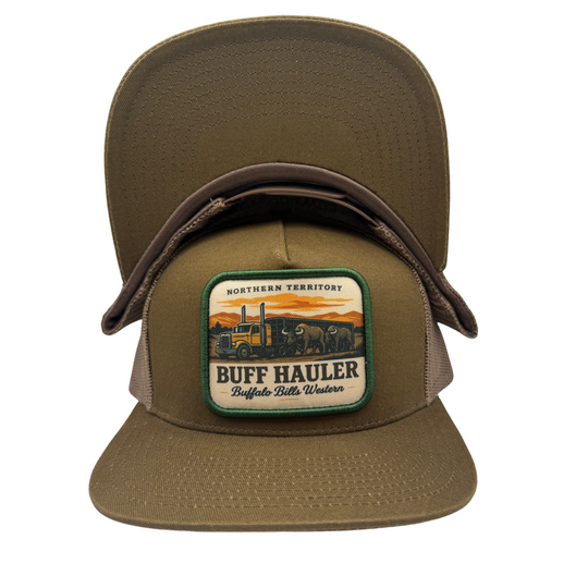 BBWS - Brown Buff Hauler Flat Cap