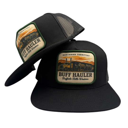 BBWS - Black Buff Hauler Flat Cap