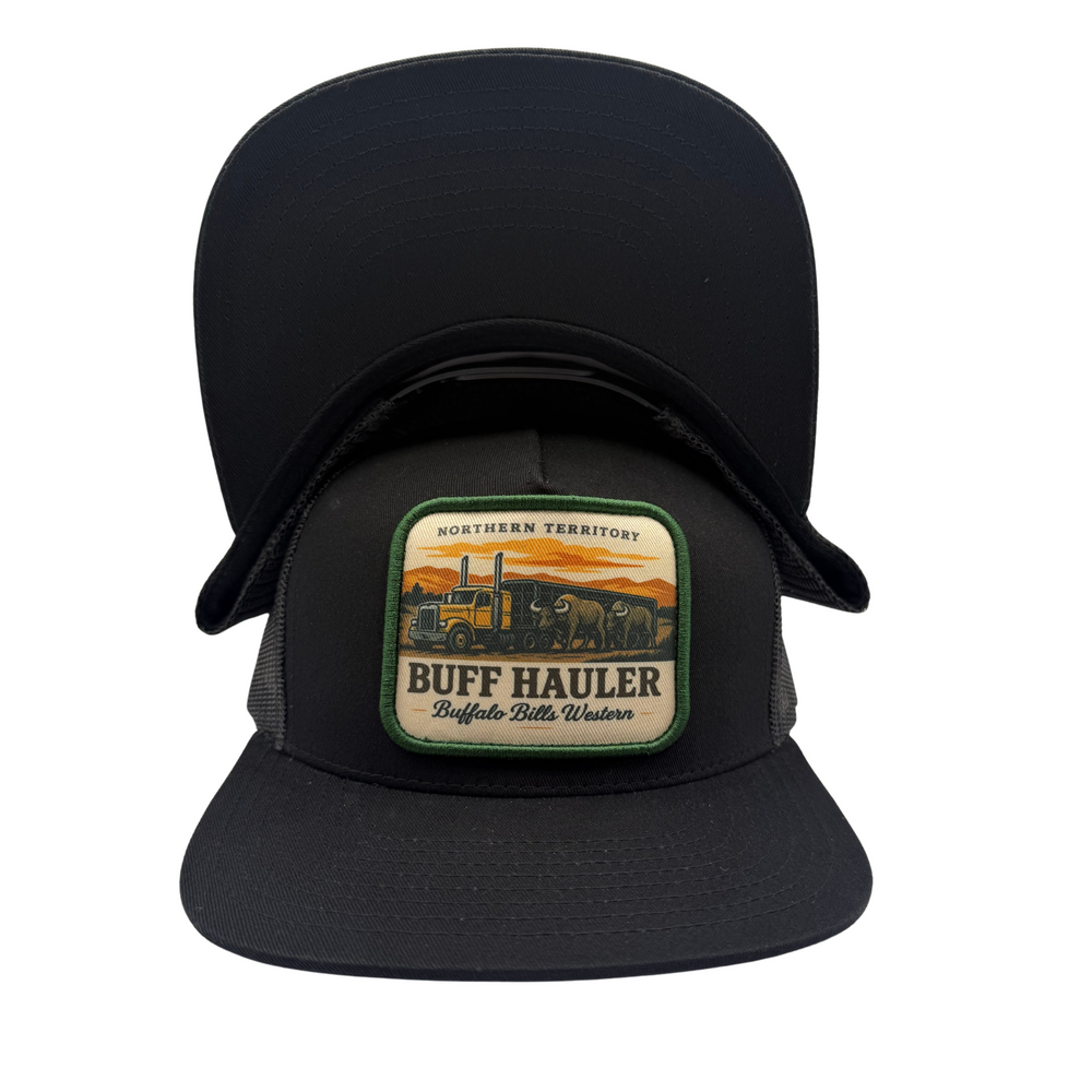 BBWS - Black Buff Hauler Flat Cap