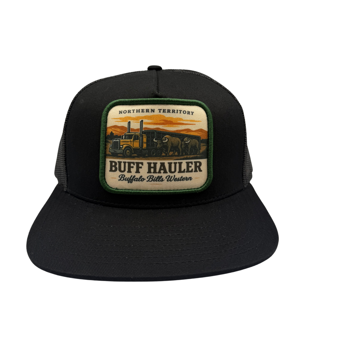BBWS - Black Buff Hauler Flat Cap