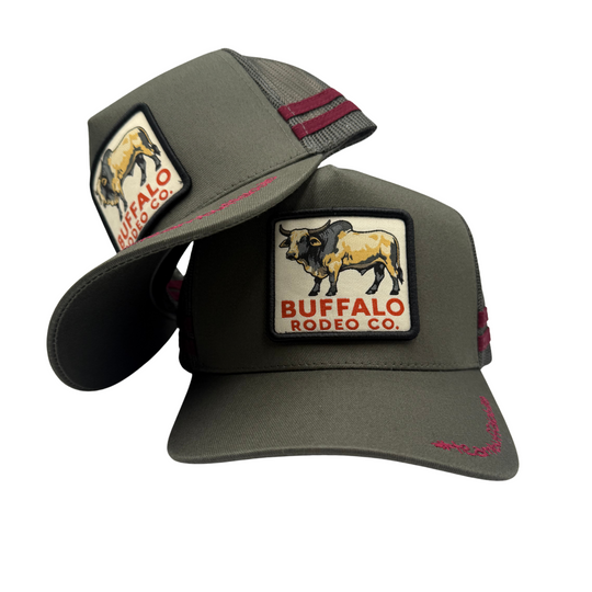 BBWS - Graphite Brahma Rodeo Co Trucker Cap