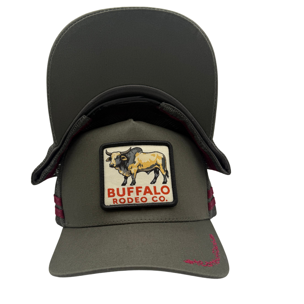 BBWS - Graphite Brahma Rodeo Co Trucker Cap