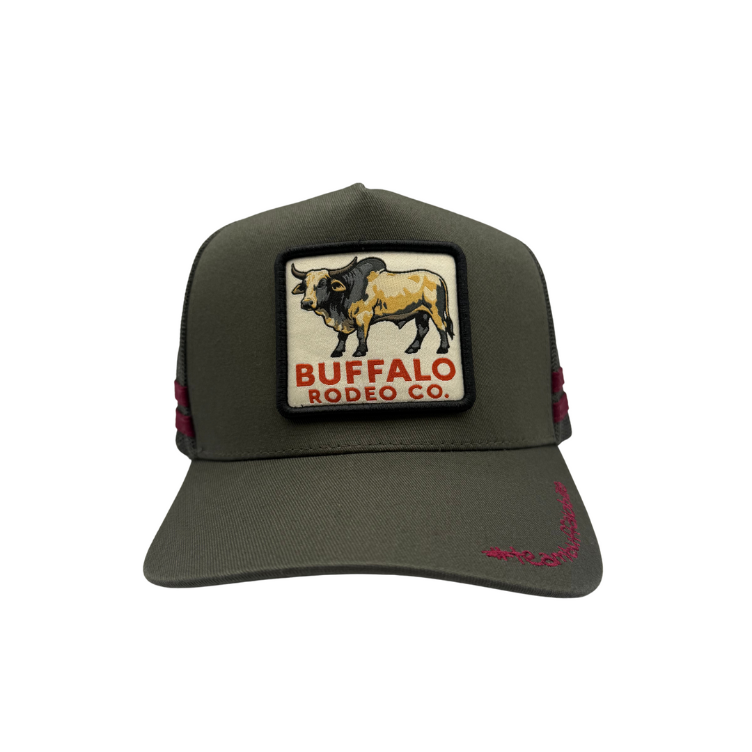 BBWS - Graphite Brahma Rodeo Co Trucker Cap