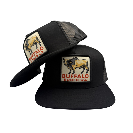 BBWS - Black Brahma Rodeo Co Flat Cap