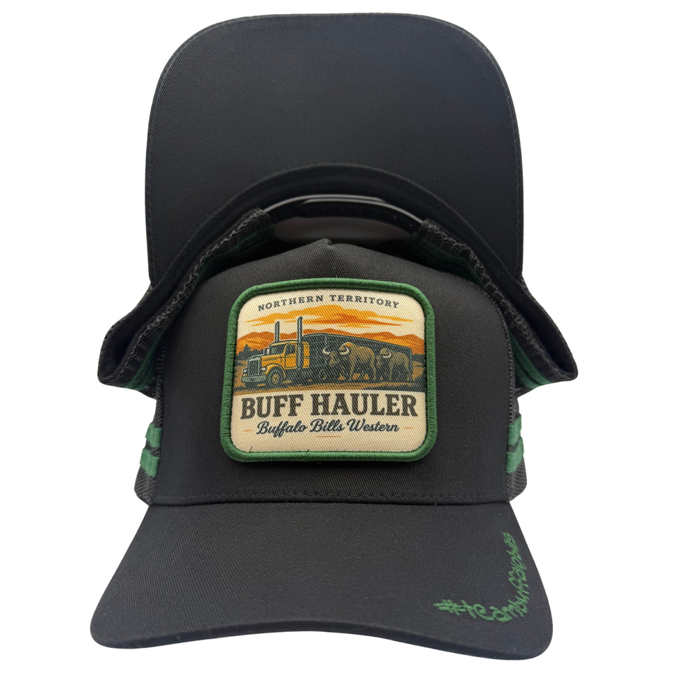 BBWS - Black Buff Hauler Trucker Cap