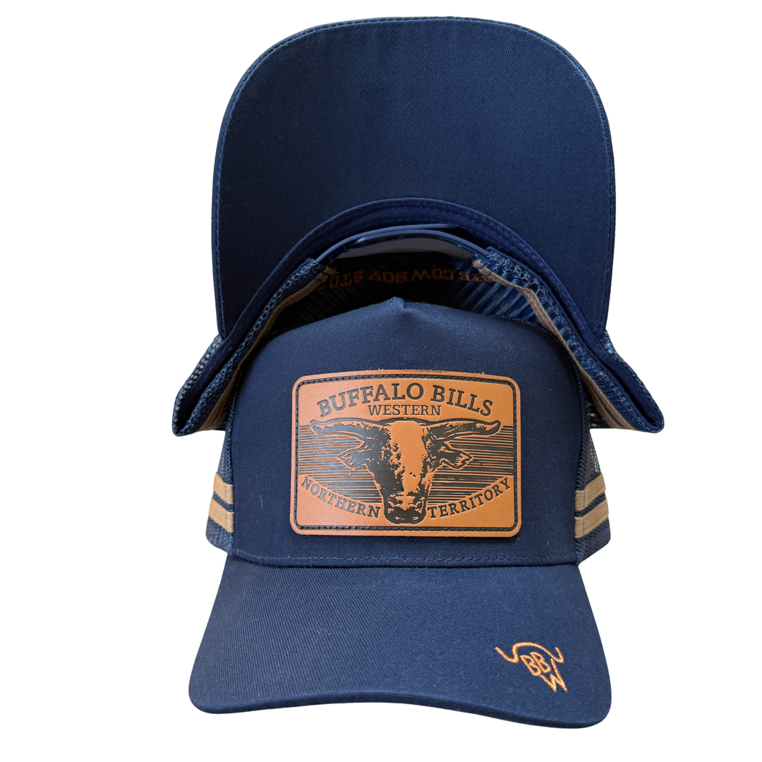 BBWS - Navy Scrub Bull Trucker Cap
