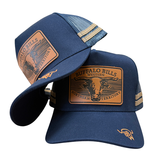 BBWS - Navy Scrub Bull Trucker Cap