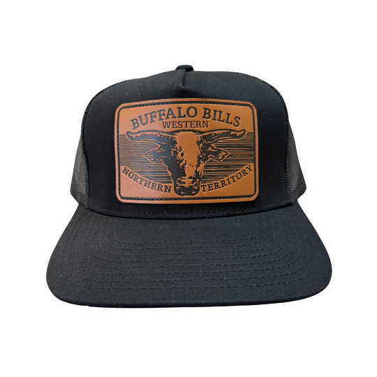 BBWS - Black Scrub Bull Flat Cap