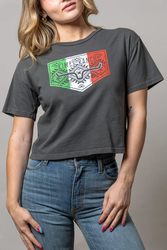 Kimes Ranch - Womens Mexicana Plate Cropped Tee