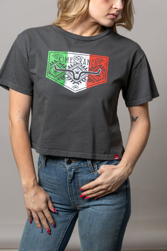 Kimes Ranch - Womens Mexicana Plate Cropped Tee