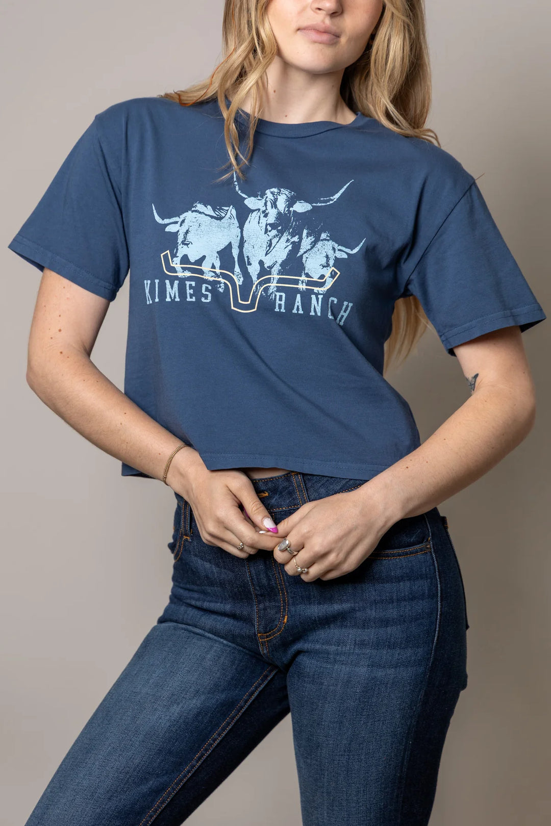 Kimes Ranch - Womens Movin' Out Cropped Tee