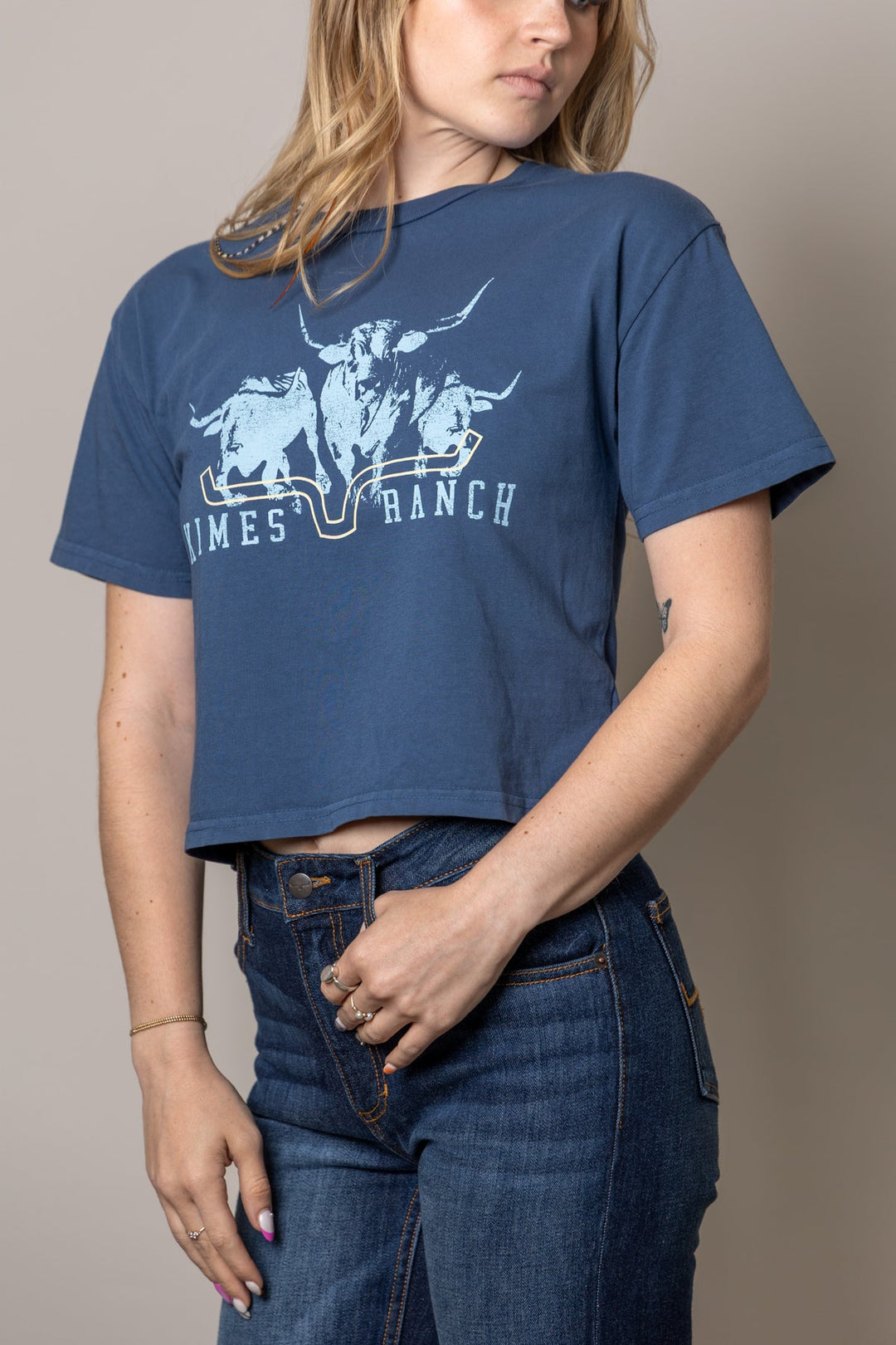 Kimes Ranch - Womens Movin' Out Cropped Tee
